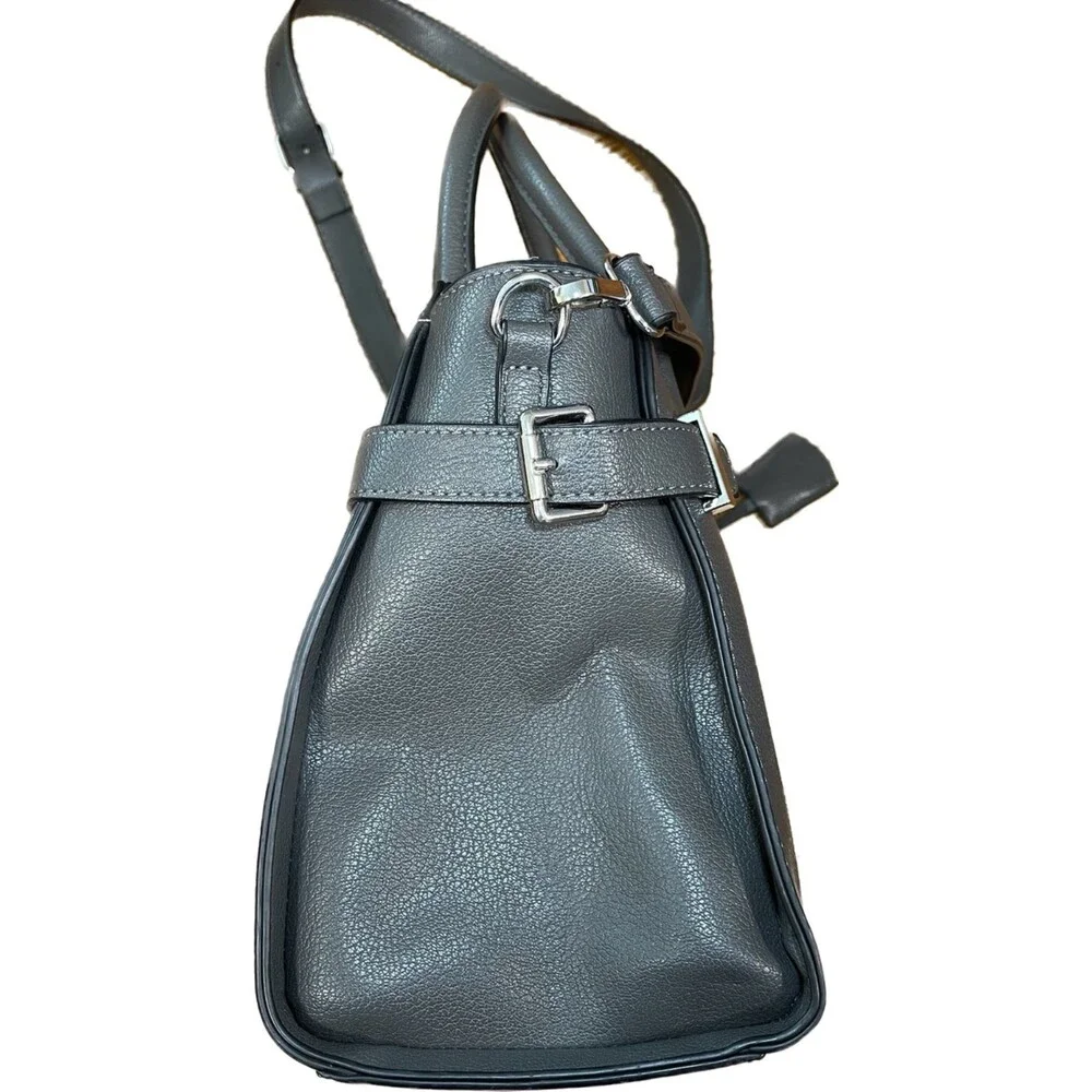 Charming Charlie | Gray Vegan Leather Tote